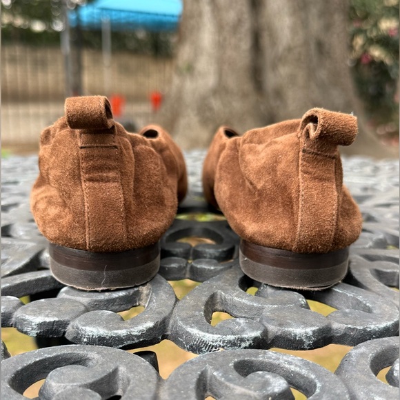 CO suede loafers with block heel and elastic back - size 37 - Picture 5 of 6